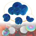 thumbnail image 1 of BELOVING 5 Pieces Low Volume Cymbals Pack Alloy Drummer Practicing for Rehearsal Room Blue, 1 of 10