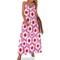 thumbnail image 1 of Vestido sin mangas con flores pop brillantes de los años 60 retro, vestido de verano para mujer 2024, vestidos largos para mujer, vestidos para mujer, vestido de verano, 1 of 7