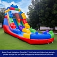 thumbnail image 4 of Herokiddo Block Party 16’ Tall Inflatable Water Slide with attached Pool, 4 of 9