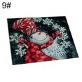 thumbnail image 2 of Christmas Santa Elk Snowman Placemat Pad, Heat Resistant Washable Clean Kitchen Place Mat for Dinging Home Office Decor, 2 of 7
