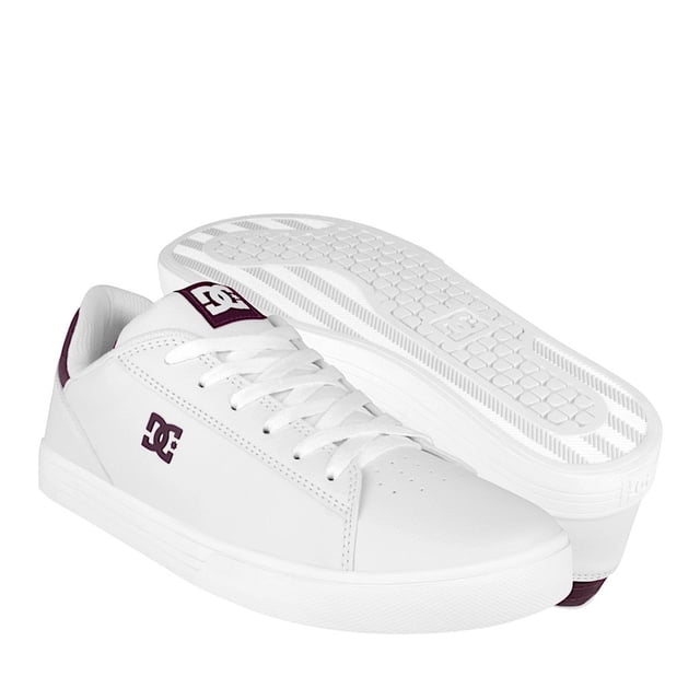 TENIS CABALLERO DC NOTCH ADYS100500WWT SIMIPIEL BLANCO DC Shoes ADYS100500WWT