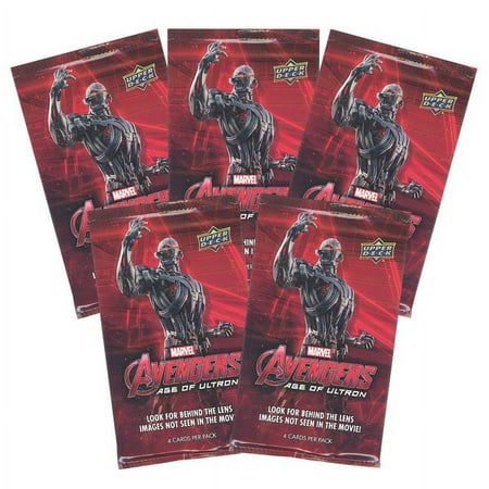 Upper Deck Trading Cards - Avengers: Age of Ultron - PACKS (5 Pack Lot)