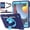 Navy Blue, variant on for iPad 9th Generation 2021/ iPad 8th Generation 2020/ iPad 7th Generation 2019 Case, Shockproof Rugged Protective Cover with Built-in Kickstand Shoulder Strap for iPad 10.2 Case, Red Blue