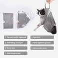 thumbnail image 6 of FZFLZDH Cat Shower Net Bag Anti-Bite and Anti-Scratch Drawstring Adjustable Breathable Restraint Bag Multifunctional Grooming Protective Bag For Pet Bathing, Nail Trimming, 6 of 7