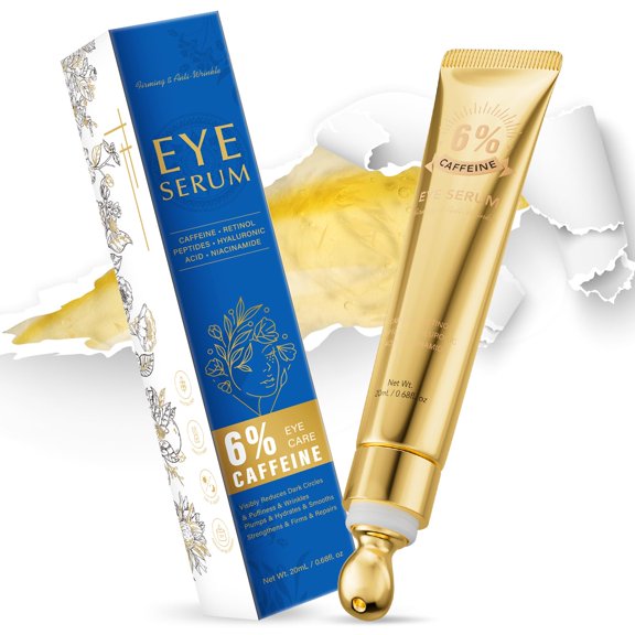 Crema de ojos OIDLA con 6% de cafeína para ojeras, 20 ml con retinol