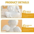 thumbnail image 2 of Gymnture christmas Ceramic Angel Statue Cupid Figurine Home Decoration Gift White, 2 of 10