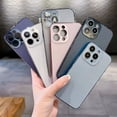 thumbnail image 4 of For IPhone 15 Pro Max plus Original Color Advanced Sense Phone Case Frosted Thin 14 pro max Anti-fingerprint 13 12 Electroplated, 4 of 7
