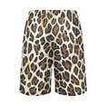 thumbnail image 3 of joogoo Mens Swim Trunks Leopard Animal Skin Beach Shorts Drawstring Elastic Waist Swimwear Bathing Suits XL, 3 of 7