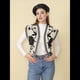thumbnail image 4 of Chaleco de Vaquera, Atuendo Occidental para Mujer, Chaleco Bordado, Cárdigan Corto Sin Mangas, Top Bohemio. S, 4 of 7