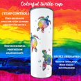 thumbnail image 4 of Sea Turtle Gifts - 20 Oz Double Wall Vacuum Insulated Stainless Steel Tumbler with Lid and Straw - Watercolor Ocean Turtle Cup, Travel Coffee Mug, 4 of 6