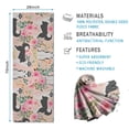 thumbnail image 2 of Husky Dog Flower Floral Hot Yoga Mat Towel Non Slip for Hot Yoga - Quick-Drying Yoga Mat Cover with 4 Corner Pockets with Travel Bag - Hot Yoga Towel Non Slip 74"x26", 2 of 6
