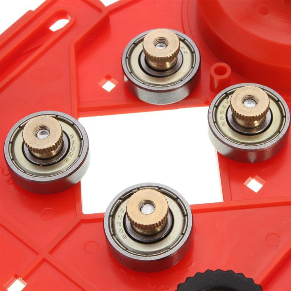 Diamond hole outlet saw guide