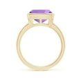 thumbnail image 2 of ANGARA Natural 3.65 Ct. Amethyst Solitaire Ring in 14K Yellow Gold for Women (Ring Size: 8.5), 2 of 10