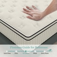 thumbnail image 6 of lemontalking 14 Inch Queen Gel Memory Foam Hybrid Mattress Pocket Spring In A Box Medium Firm, 6 of 7