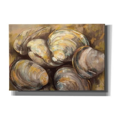 Epic Graffiti 'The Gang of Quahogs' by Jeanette Vertentes, Canvas Wall Art, 26"x18"