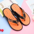 thumbnail image 1 of Chanclas de verano para hombre, sandalias de playa, zapatos planos informales antideslizantes, 2024, para interior y exterior, 1 of 5