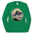 thumbnail image 2 of Wild Bobby Let Our Classroom Adventure Begin Mountain Sunset Light Colors Pop Culture Men Long Sleeve Shirt, Kelly, XX-Large, 2 of 6