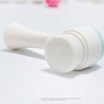 thumbnail image 2 of Qarigey Limpiador Facial de silicona de doble cara portátil, cepillo de lavado, eliminación de espinillas, limpieza Facial, masaje, herramienta de Tratamientos faciales Rosa cabeza plana 2 Qarigey MR2699-02B, 2 of 6