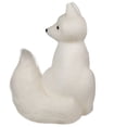 thumbnail image 6 of Northlight Glittered Sitting Arctic Fox Christmas Figure - 9.5" - White, 6 of 9