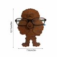 thumbnail image 3 of Fufafayo under $5 Glasses Stand, Animal Dog Shape Eyeglass Holder, Tabletop Desktop Organizer, Decorative Eyewear Decor Frame, Functional Desk Accessory for Home Office, 3 of 5