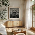 thumbnail image 4 of Silverback - Photography Wildlife Black and White Animal Portrait Nature Jungle Moody Unframed Wall Art Print 20 x 20 inches, 4 of 9