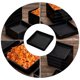 thumbnail image 5 of Plato cuadrado creativo para servir comida, plato para barbacoa de melamina, vajilla creativa HOMEMAXS 13618605-MX, 5 of 6
