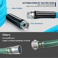 thumbnail image 3 of RV Water Hose 15ft, 5/8 Inch RV Drinking Water Hose, Compatible with RV, Camping, Boat, Leak-proof, Drinking Water Safe, 3 of 5