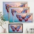 thumbnail image 4 of Designart 'Ancient Blue Butterfly II' Modern Framed Canvas Wall Art Print, 4 of 5