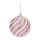 thumbnail image 4 of Bolas colgantes navideñas de 8 cm, ligeras y con lentejuelas brillantes para Navidad. Rosado, 4 of 9