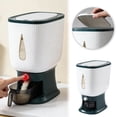 thumbnail image 2 of zhangmingg Large Capacity Household Rice Dispenser with Sealed Freshness Storage and Included Measuring Cup for Organized Kitchen Pantry, 2 of 8