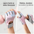 thumbnail image 3 of Guantes Gym Tacticos Pesas Crossfit Gimnasio Gris Fluido Rosa M, 3 of 5