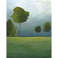 thumbnail image 2 of Zarris, Chariklia 26x32 White Modern Wood Framed Museum Art Print Titled - Twilight II, 2 of 4