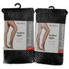 2 Pairs Black Fishnet Stocking Fashion Tights Adult Med