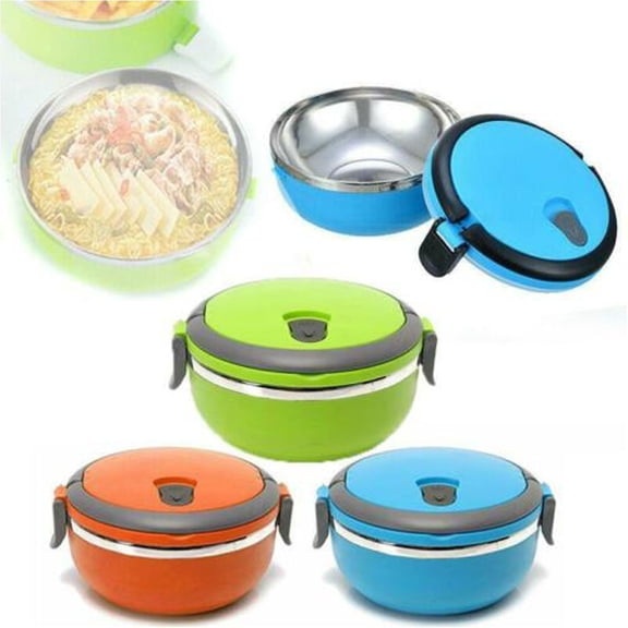 Hot Food Flask Stainless Steel Lunch Box Thermos Vacuum Insulated Trave Portable
