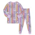 thumbnail image 5 of Leey-World Halloween Pajamas for Girls Boys Girls Pajamas Sets Kids 2-Piece Sleepwear Cotton Raglan Long Sleeve Casual Clothes, 5 of 9