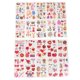 thumbnail image 1 of Chic Decals 20 Sheets Self-Adhesive Stickers Ideal For Kids And Adults Celebrating Easter Or Valentine'S Day With Assorted Color Designs, 1 of 3