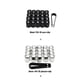 thumbnail image 4 of Riwesomey 20 piezas ABS tapa de válvula de neumático de coche portátil elegante de moda Universal Hexagonal protector de vehículo negro Type3 NO3, 4 of 6