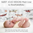 thumbnail image 6 of Sweet Jojo Designs + BreathableBaby Airplane Red Blue and White Breathable Mesh Crib Liner Pad, 6 of 6