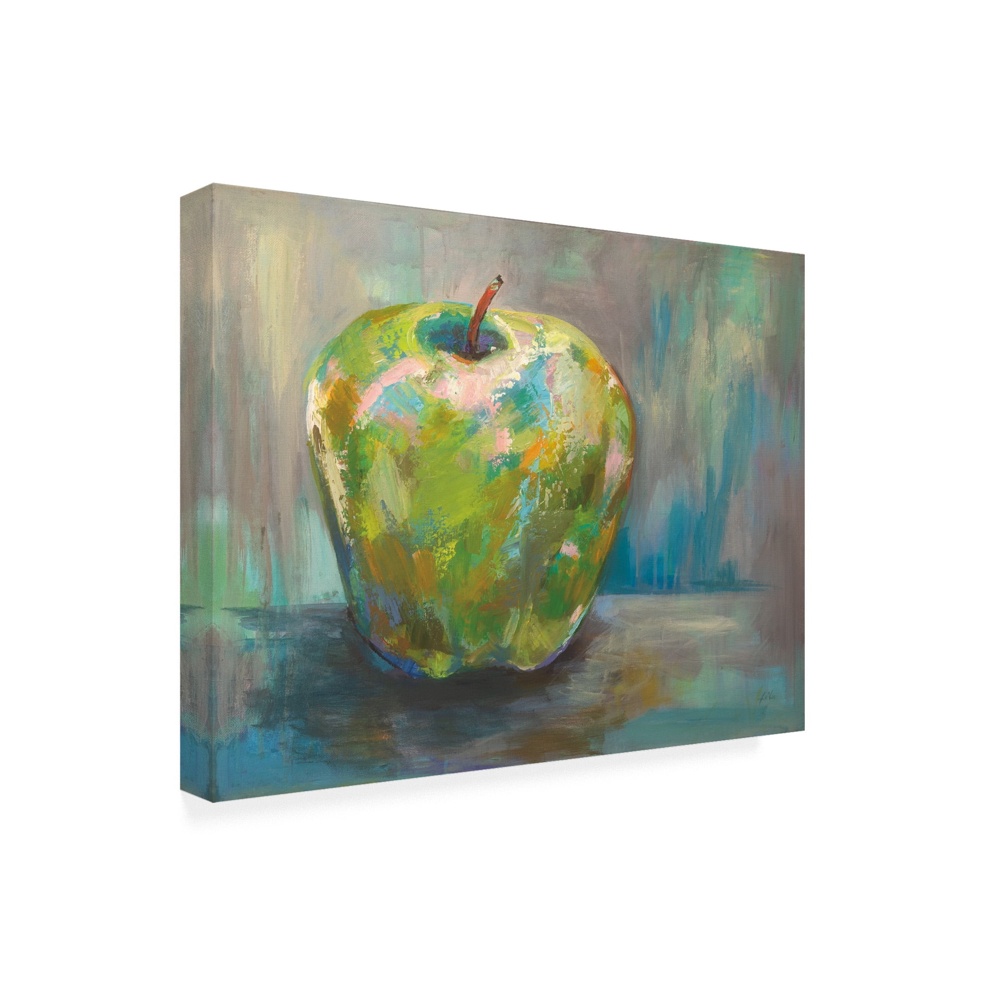 Trademark Fine Art 'Apple Green Still' Canvas Art by Jeanette Vertentes