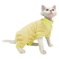 thumbnail image 3 of TELOLY 1Pcs Cat Clothes,Puppy Clothes for Small Dogs Girl,Dog Clothes Medium Sized Dog,Yellow,M, 3 of 6