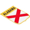 thumbnail image 2 of Alabama State Flag Shield Patch, United States of America Patches, 2 of 4