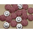 thumbnail image 5 of IBA Indianbeautifulart Brown Decorative Buttons For Sewing Crafting Floral & Paisley Artistic Shirting Printed Canvas Fabric&nbsp;1 Inch Buttons For Sewing Pack Of 50, 5 of 7