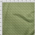 thumbnail image 4 of oneOone Viscose Chiffon Olive Green Fabric Tropical Leaf Craft Projects Decor Fabric Printed By The Yard 42 Inch Wide, 4 of 4