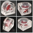 thumbnail image 4 of G1/4 Thread PC Water Cooling System Tool, 12.9mm Interface Diameter 3 Impeller Meter, Acrylic Material Computer Components, 4 of 8