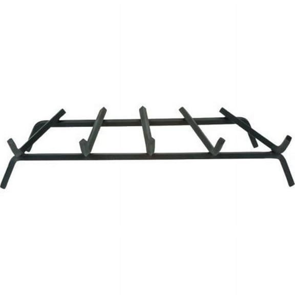 Dagan DI307 0.5 in. Square Steel 7 Bar Grate, Black