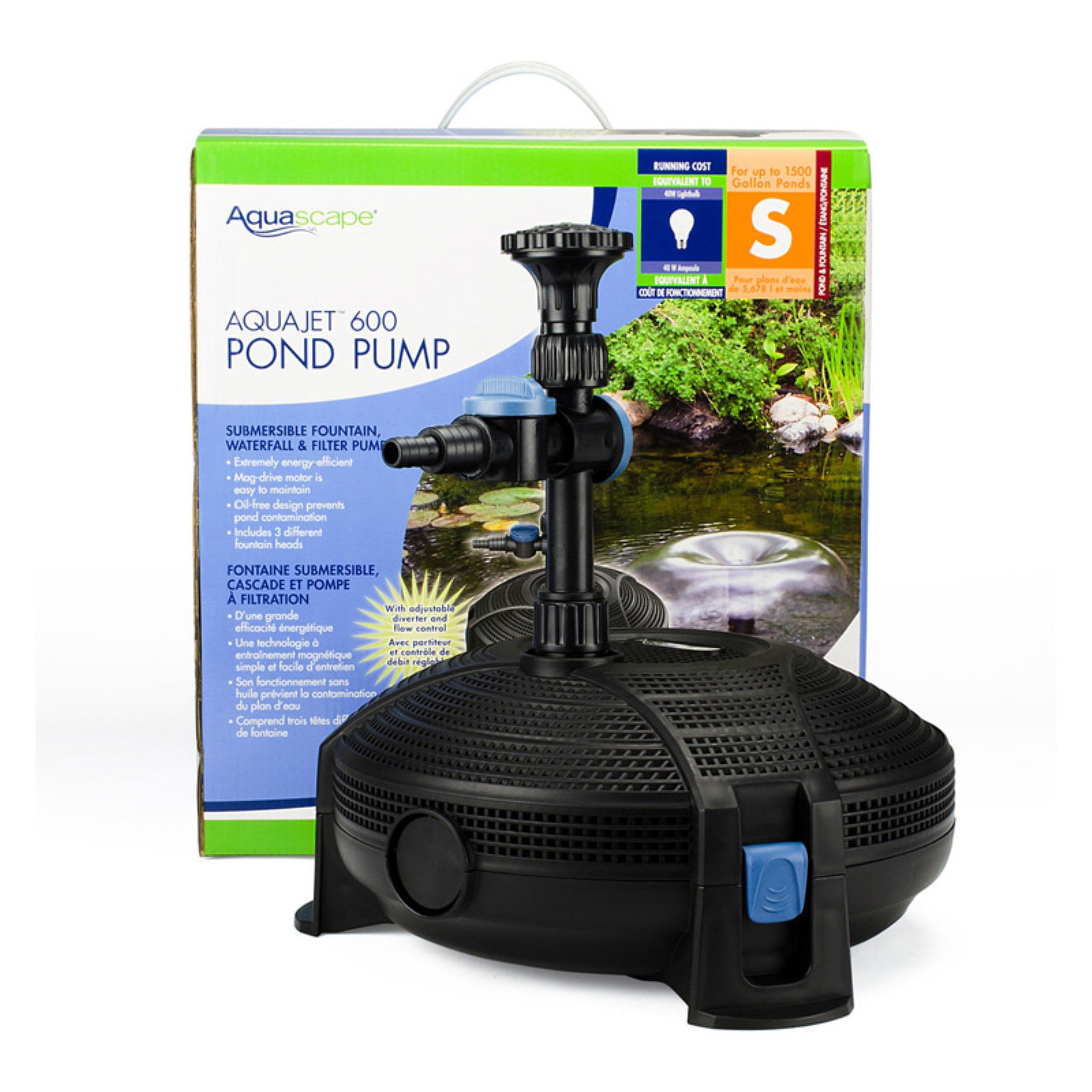 Photo 1 of *POWERS ON**Aquascape AquaJet 600 GPH Submersible Pump