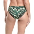 thumbnail image 2 of SEA NY womens  Charlough Print Bikini Bottom, s, Green, 2 of 3