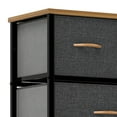 thumbnail image 2 of DEXTRUS 9-Drawer Fabric Dresser Tower for Adults, Dark Gray Storage Organizer for Bedroom & Closet, 2 of 8