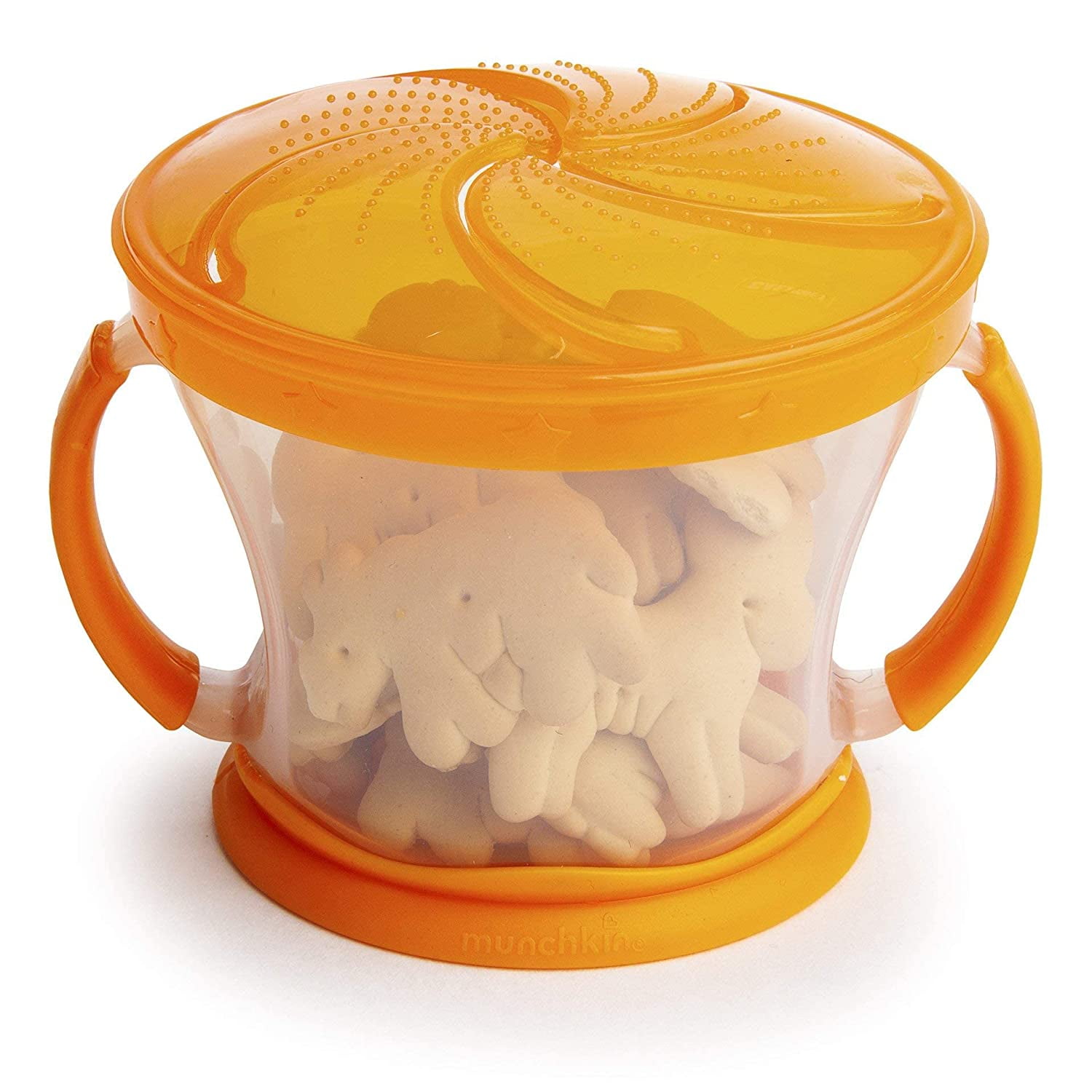 Munchkin Spill-Proof Toddler Snack Container W/ Domed Lid, Colors May Vary, 9 oz, 4 Pack