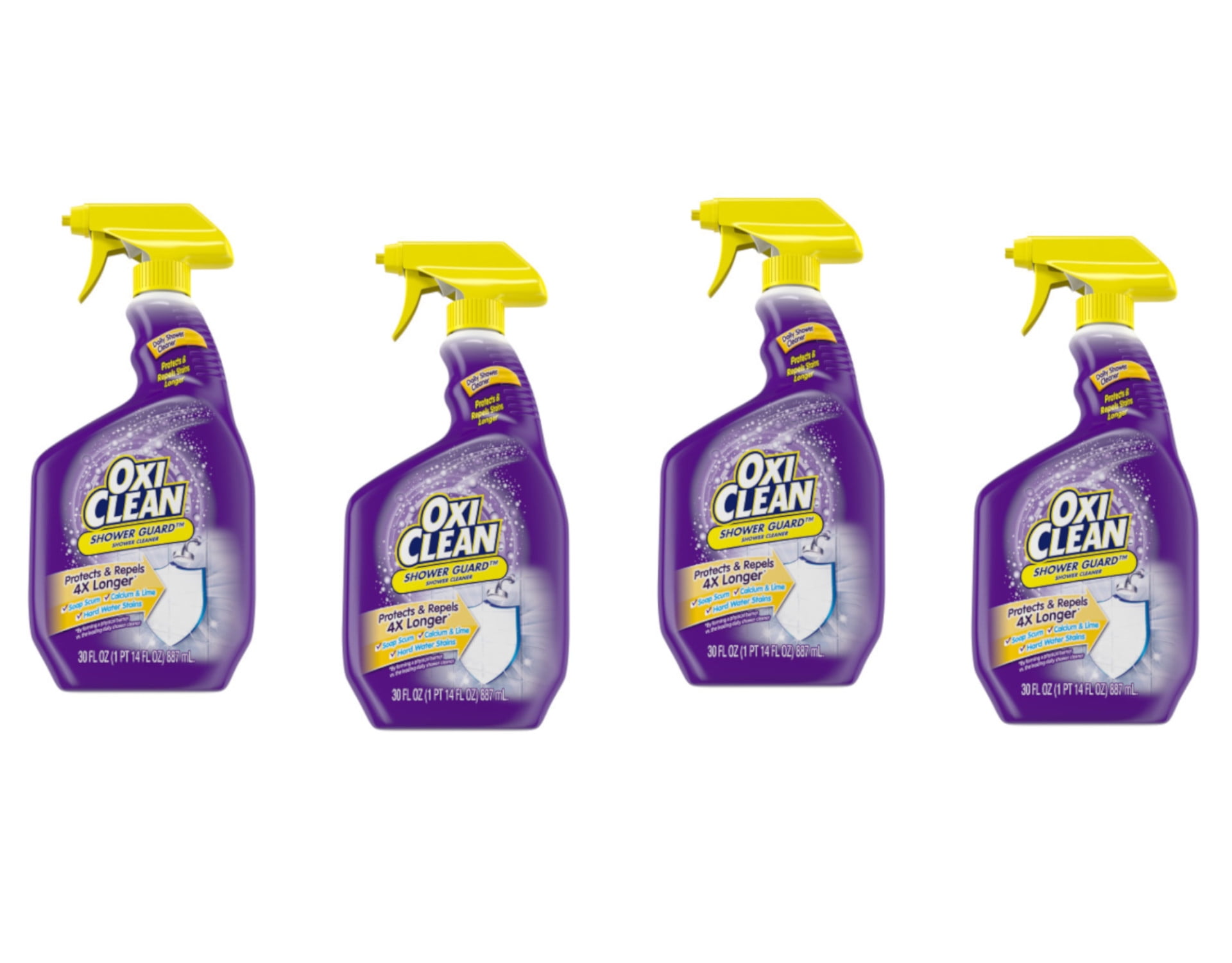 OxiClean Shower Guard, 30 Ounce Pack of 4
